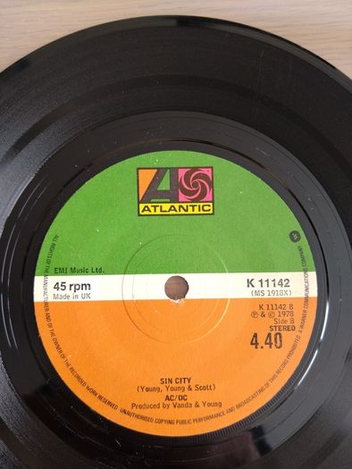 AC/DC Rock n Roll Damnation 7" UK Picture Sleeve