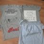 Summer Tee Shirts/Four Tee Shirt Tops .. all 4 for 12euro .. Size: 10 UK Image 3