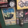 Vintage 1940s/1950s Motor-Racing Memorabilia Display in Deep Wooden Frame Image 5