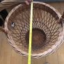 Vintage wicker basket Image 4