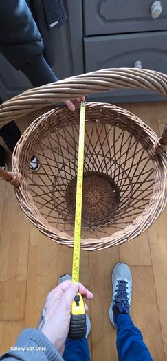Vintage wicker basket