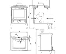 New. Olymberyl boiler solid fuel stove ( Free Delivery)