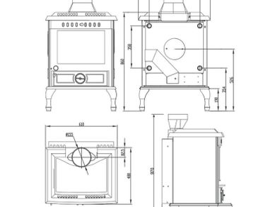 New. Olymberyl boiler solid fuel stove ( Free Delivery)