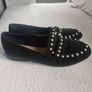Gallery pearl studded black slipper  shoes size UK8 EU42 Postage included Image 6