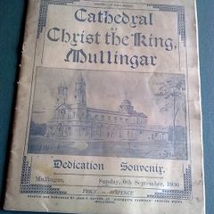 Cathedral of Christ the King Mullingar dedication souvenir 1936 Ireland Ephemera