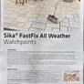 Sika Fastfix Self-Setting Paving Jointing Compound Dark Buff Image 4