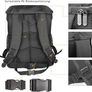 Pet Backpack up to 20kg Adjustable Straps Foldable Short Leash Reflective Strip Image 2