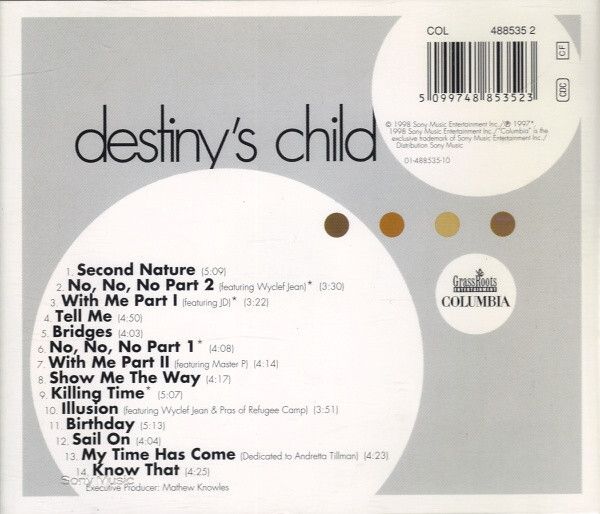 Destiny's Child "Destiny's Child" CD Album