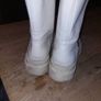 Cream Ankle Boots Image 4