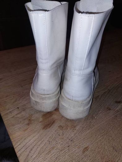 Cream Ankle Boots
