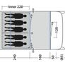 Outwell Sunhill 5 Air Beam Tent New Image 7