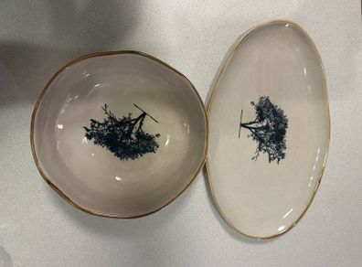 platter and bowl set