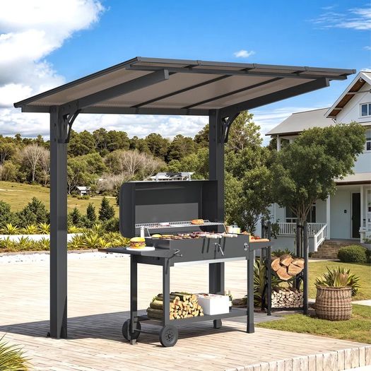 Brand new aluminium pergola. Unopened. Easy to assemble, two legged pergola.