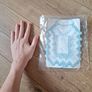 Vintage Lithuanian Handmade Embroidered Linen & Lace Piece Image 3