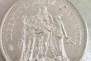 50 Francs Hercules silver coin