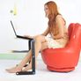 Cooling Fan Laptop desk Notebook Holder tv bed PC Lapdesk Table Stand With Mouse Pad Image 3