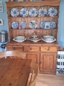 Pine Table and Dresser