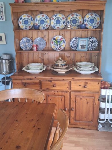 Pine Table and Dresser