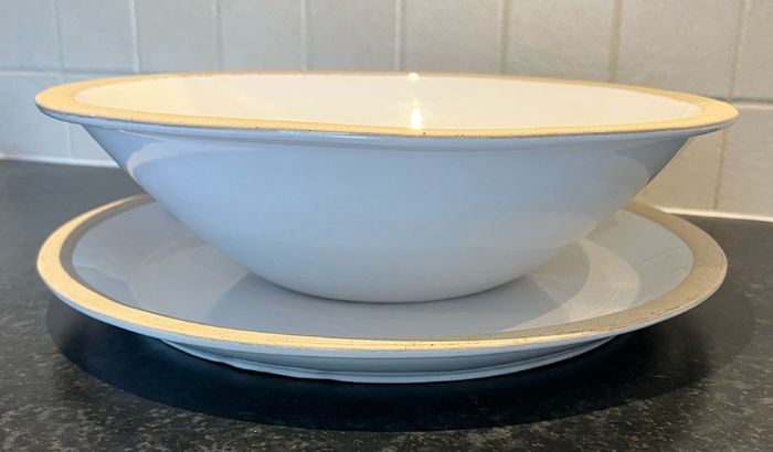 The White Company - Extra large bowl and extra large plate