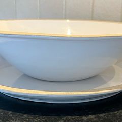 The White Company - Extra large bowl and extra large plate