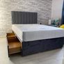 Double Bed And Mattress With Headboard With Delivered within 2 days Image 4