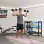 Dumbbell Rack 3-Tier 50 Inch Metal Weight Stand Holder Adjustable Spacing Dumbbell Storage For Home Gym Storage (Rack Only) Image 5