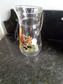 vintage french lemonade jug