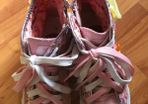 Pink Canvas High Top Trainers From Replay