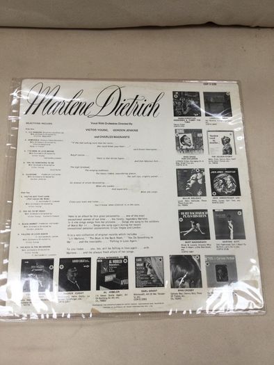 Marlene Dietrich gold star record
