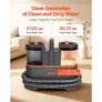 Carpet Cleaner Machine, 1.5 L Clean Water Tank & 0.8 L Dirty Water Tank, Portable Upholstery Shampooer, 11.5Kpa Handheld Furniture Extractor, Spot and Stain Deep Cleaner for Rug, Couch, Car Image 2