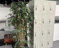 12-Compartment Locker - Grey (NEW) - Protected