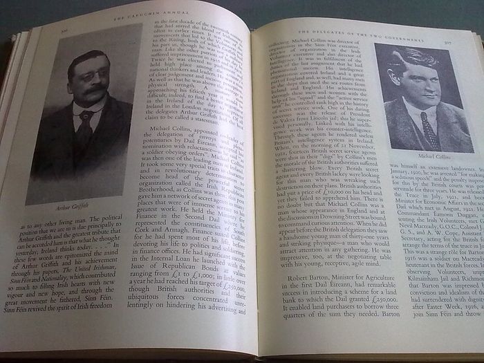 Capuchin Annual 1971 Griffith Collins Truce Sinn Fein IRA Treaty