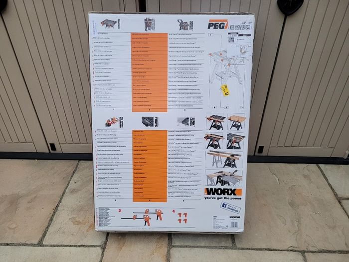 Folding Workbench Sawhorse Worx Pegasus WX051