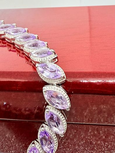 Moroccan Amethyst Cluster Bracelet