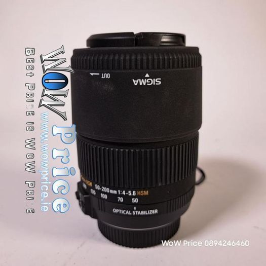 09413 Sigma Zoom 50-200mm f/4-5.6 DC OS HSM For Nikon