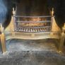 Antique brass fireplace insert Image 6