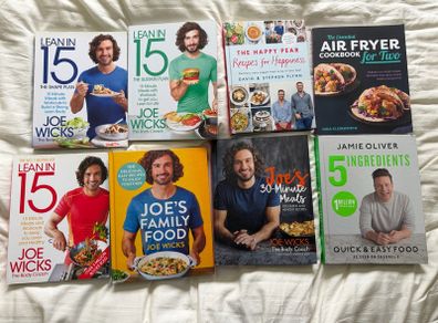 8 Cookbooks | Joe Wicks | Jamie Oliver | The Happy Pear | The Essential Air Fryer