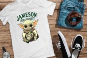 Yoda Jameson Irish Whisky Funny Star Wars T-Shirt tee top Irish t-shirt