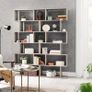 190.5cm X 70cm Modern Style Geometric Bookcase Multiple Colours Available (free Postage) Image 4