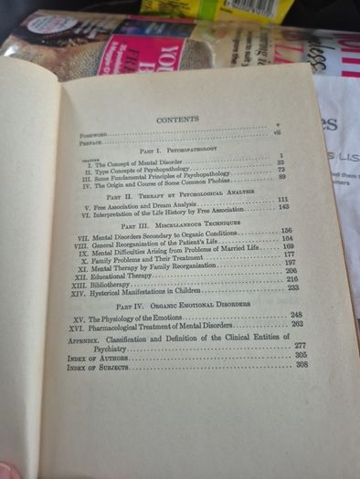 The Nature and Treatment of Mental Disorders (1944) by Dom Thomas Verner Moore