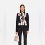 Ted Baker - Black Floral Pleated Front Bomber Jacket - UK 10 - BNWT RRP 170 Image 3