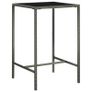 3 Piece Garden Bar Set Poly Rattan Grey Image 2