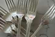 Elkington &amp; Co Silver Plated Forks x9 Vintage Matching Cutlery Set