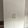 Wardrobe cream with silver handles Image 3
