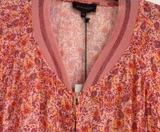 New with tags Ladies silk look lightweight bomber jacket or can be worn as blouse ( EVA Kayan )