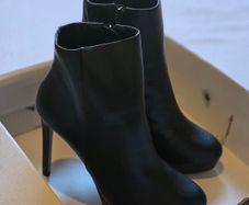 ALDO Overgamer Black Heeled Boots size 5