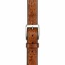 Unisex Genuine Leather Belt Vintage Embossed Design with Antique Buckle Casual & Formal Waist Belt Image 6