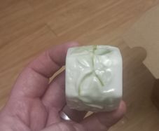 Belleek pottery napkin ring single