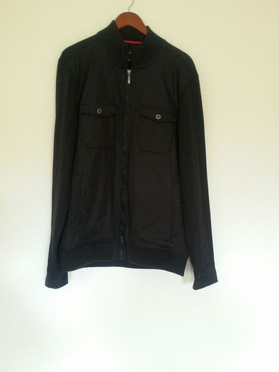 Black/Grey Biaggini zipped jacket Size XL