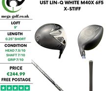 Cobra Darkspeed LS Driver / 9 Degree / UST LIN-Q White M40X 6F5 X-Stiff
